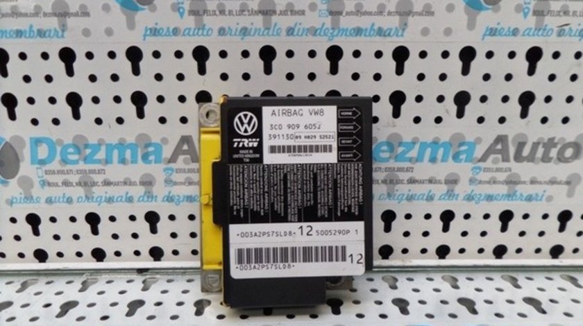 Calculator airbag, 3C0909605J, Vw Passat Variant (3C5), 2.0tdi, (id:149243)