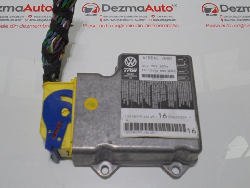 Calculator airbag 3C0909605N, Vw Passat Variant (3C5) 2.0tdi (id:286102)