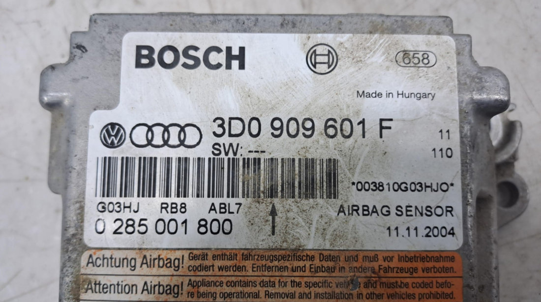 Calculator airbag 3d0909601f Audi Q7 4L [2005 - 2009]