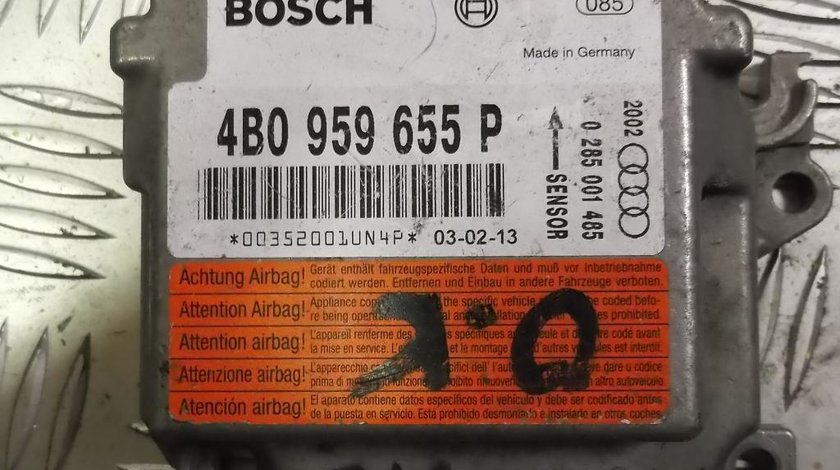 CALCULATOR AIRBAG, 4B0959655P, AUDI A6 1.9TDI