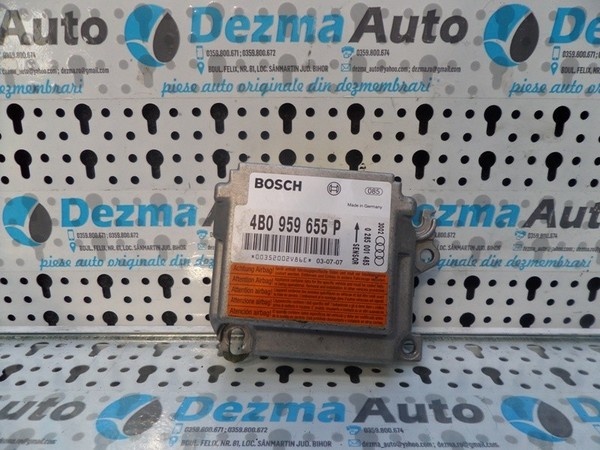 Calculator airbag, 4B0959655P, Audi A6 Avant (4B, C5) 1.9 tdi