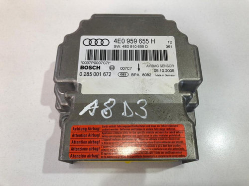 Calculator airbag 4e0959655h Audi A8 D3/4E [2002 - 2005]