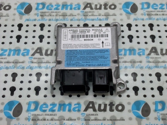 Calculator airbag, 4M5T-14B056-AD, Ford Focus C-Max, 1.8 tdci (id:201975)
