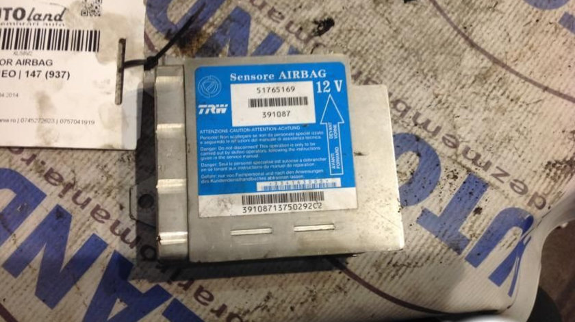 Calculator Airbag 51765169 Alfa Romeo 147 937 2001