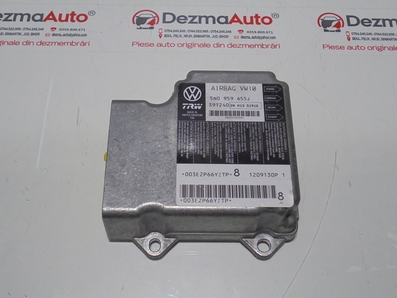 Calculator airbag, 5N0959655J, Vw Passat (3C2) (id:288385)