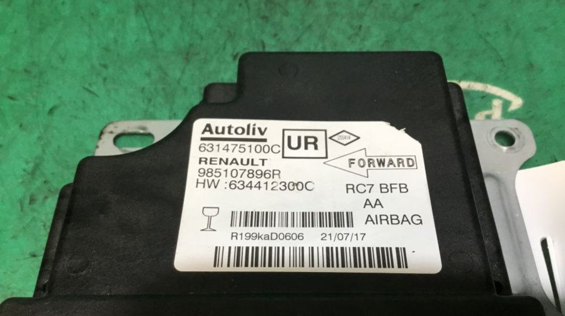 Calculator Airbag 631475100c Renault MEGANE IV 2016