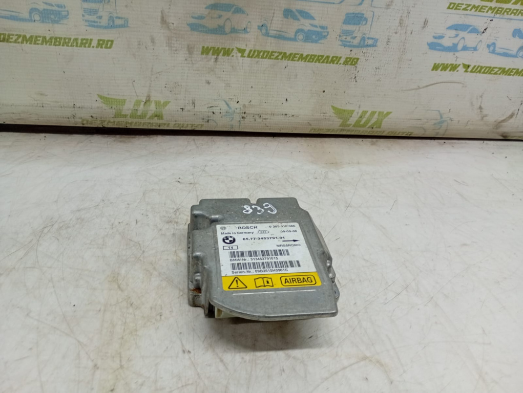 Calculator airbag 6577-3453791-01 BMW X3 E83 [facelift] [2006 - 2010] 2.0 N47D20C