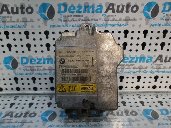 Calculator airbag, 6577-9166057-01, Bmw 1 (E81, E87) 2.0 d, (id.164226)