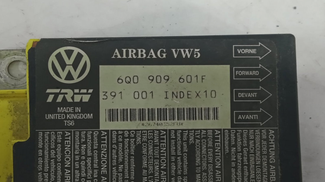 Calculator airbag 6q0909601f Seat Ibiza 3 [2002 - 2006]