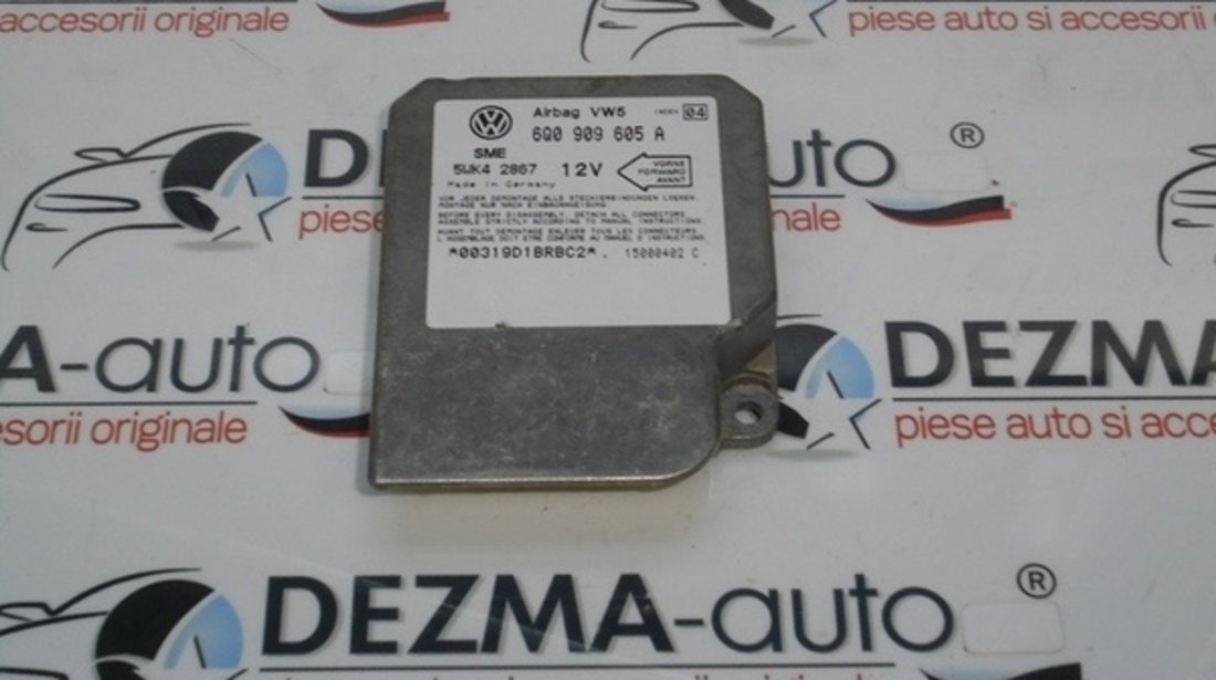 Calculator airbag, 6Q0909605A, Vw Bora (1J2) 1.9 tdi (id:149586)