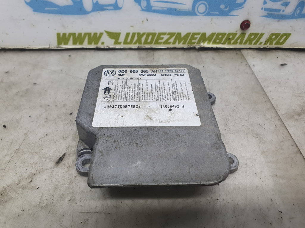 Calculator airbag 6q0909605ah Volkswagen VW Golf 5 [2003 - 2009]