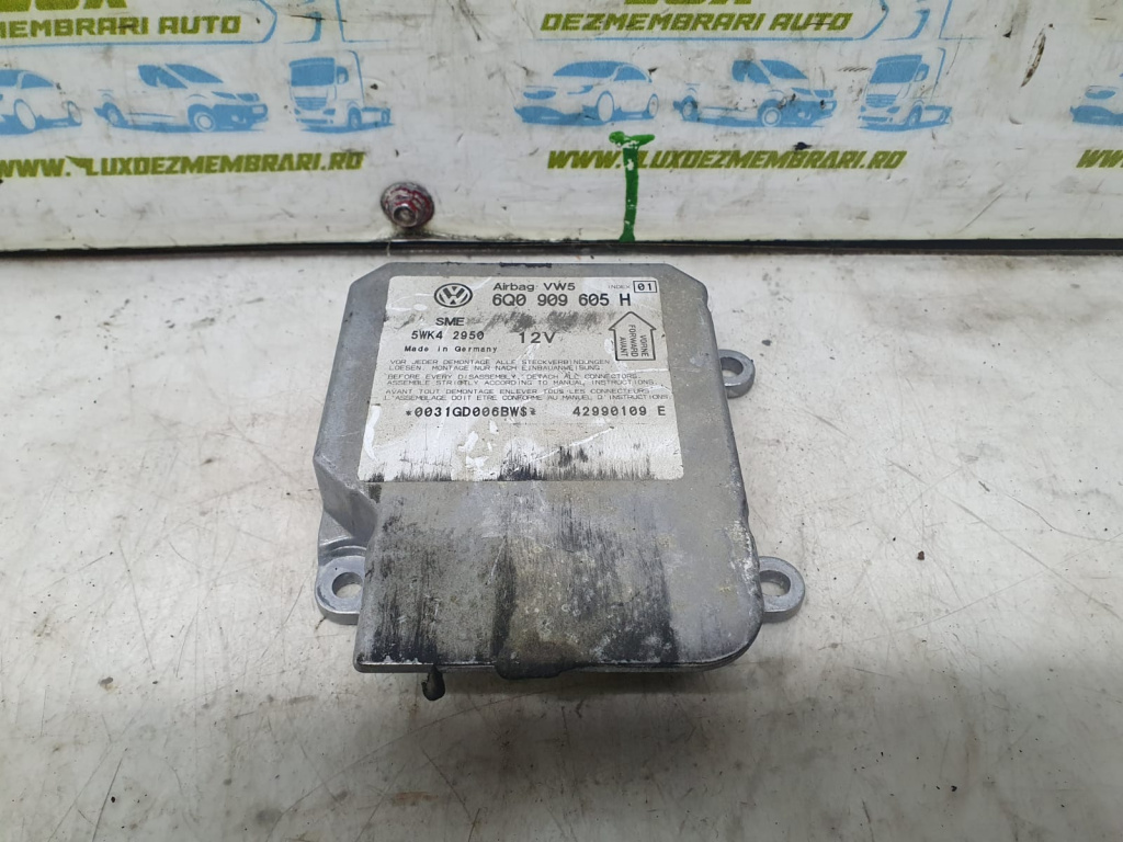 Calculator airbag 6q0909605h Skoda Fabia 6Y [1999 - 2004]