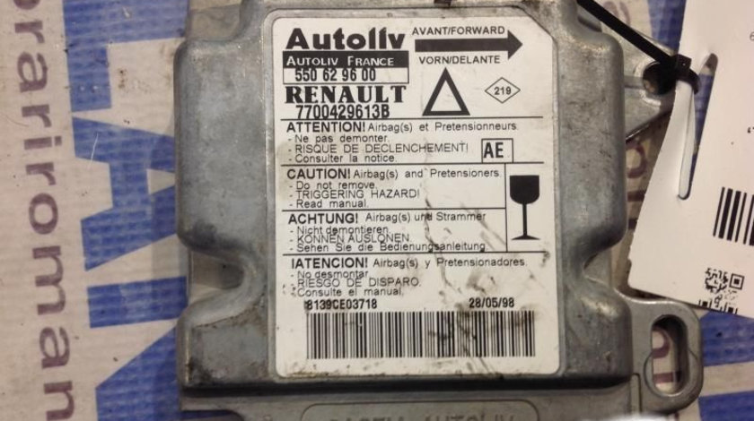 Calculator Airbag 7700429613b Renault LAGUNA I B56 ,556 1993-2001