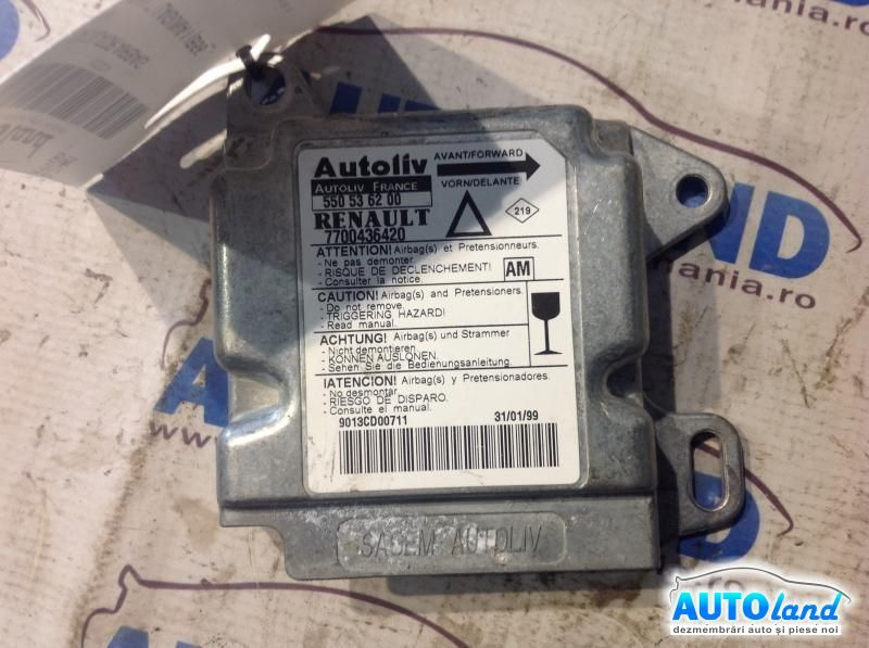 Calculator Airbag 7700436420 Faza 2 Renault LAGUNA I B56 ,556 1993-2001