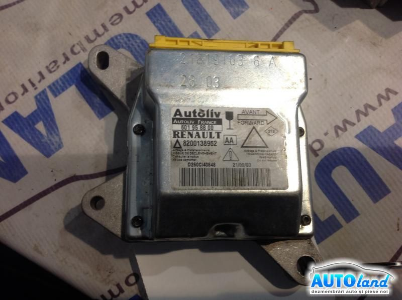 Calculator Airbag 8200138952 Renault LAGUNA II BG0/1 2001
