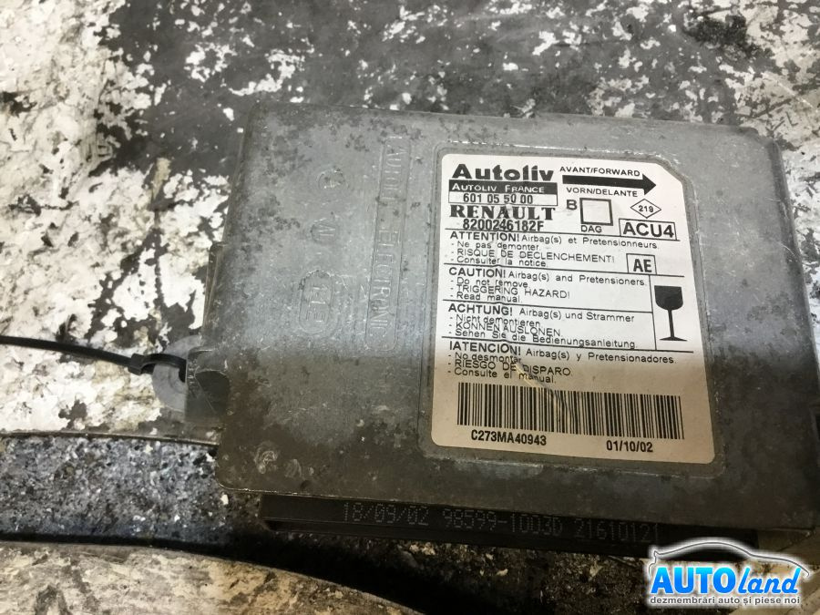 Calculator Airbag 8200246182f Renault MEGANE II BM0/1 ,CM0/1 2002