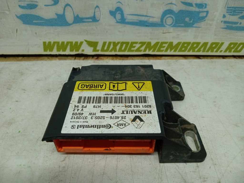 Calculator airbag 8201163304 Dacia Duster [facelift] [2013 - 2017]