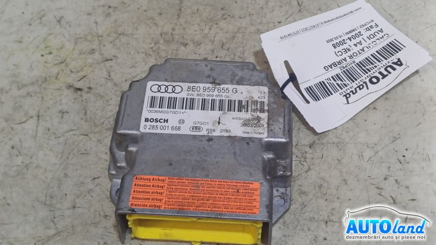 Calculator Airbag 8e0959655g Audi A4 8EC 2004-2008