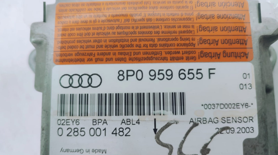 Calculator airbag 8p0959655f Audi A3 8P [2003 - 2005]