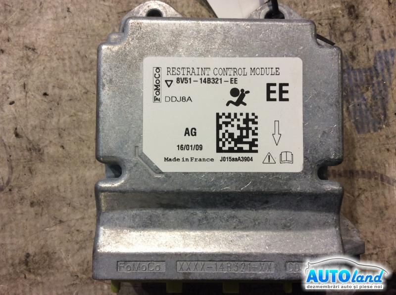 Calculator Airbag 8v5114b321ee Ford FIESTA VI 2008