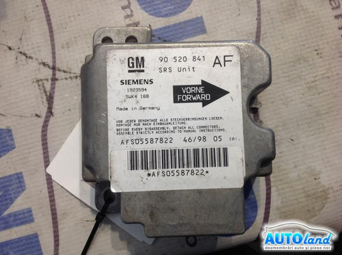 Calculator Airbag 90520841 Opel OMEGA B 25 ,26 ,27 1994-2003