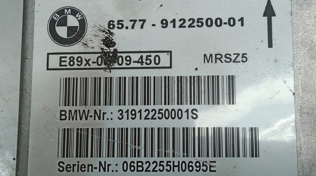 Calculator airbag 9122500-01 BMW Seria 1 E81-E88 [2004 - 2007]