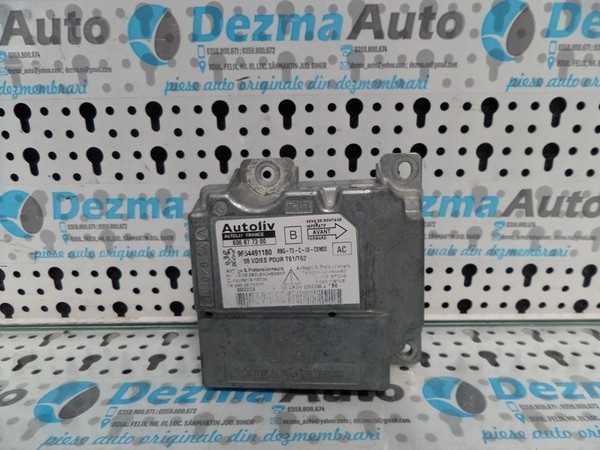 Calculator airbag, 9654491180, Peugeot 307, 1.6hdi, (id:168836)