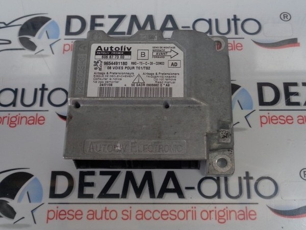 Calculator airbag 9654491180, Peugeot 307 SW (3H) 1.6hdi (id:219506)