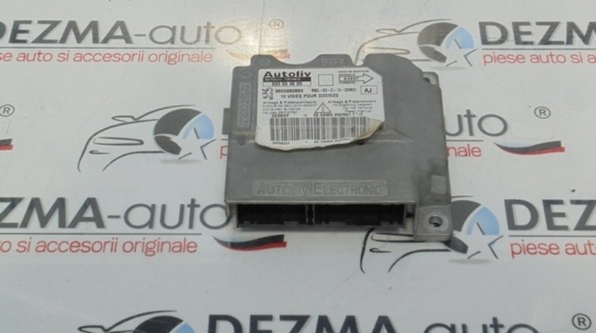 Calculator airbag, 9655880880, Peugeot 407 SW (6E) (id:252528)