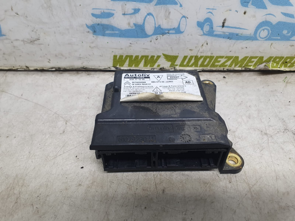 Calculator airbag 9674290580 Citroen C5 2 [2008 - 2017] 2.0 hdi RHF