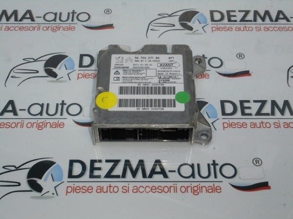 Calculator airbag, 9675027180, Citroen C4 (B7) 1.6hdi (id:208800)