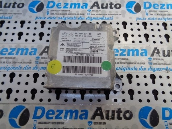 Calculator airbag 9675027180, Citroen C4 (B7) 1.6hdi (id:208800)