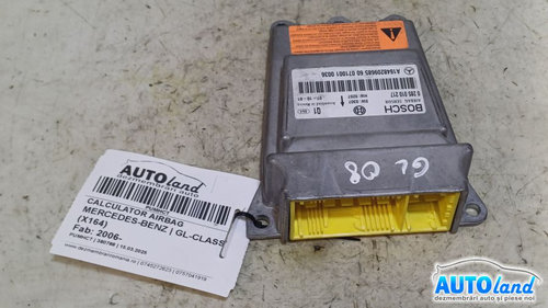 Calculator Airbag A1648209685 Mercedes-Benz GL-CLASS X164 2006