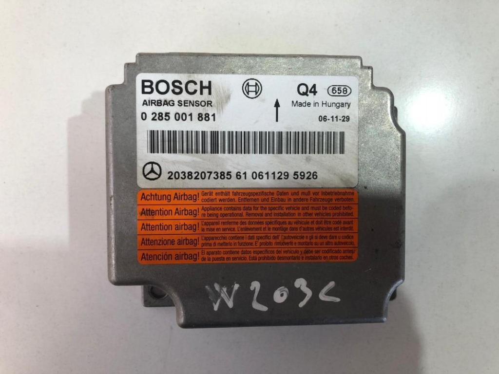 Calculator airbag A2038207385 Mercedes-Benz C-Class W203 [2000 - 2004]