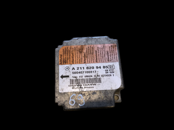 Calculator airbag A2118209485 Mercedes-Benz E-Class W211/S211 [2002 - 2006] Sedan 4-usi 320 CDI 5G-Tronic (204 hp) Elegance (211.026) 3.2 CDI - 648.961
