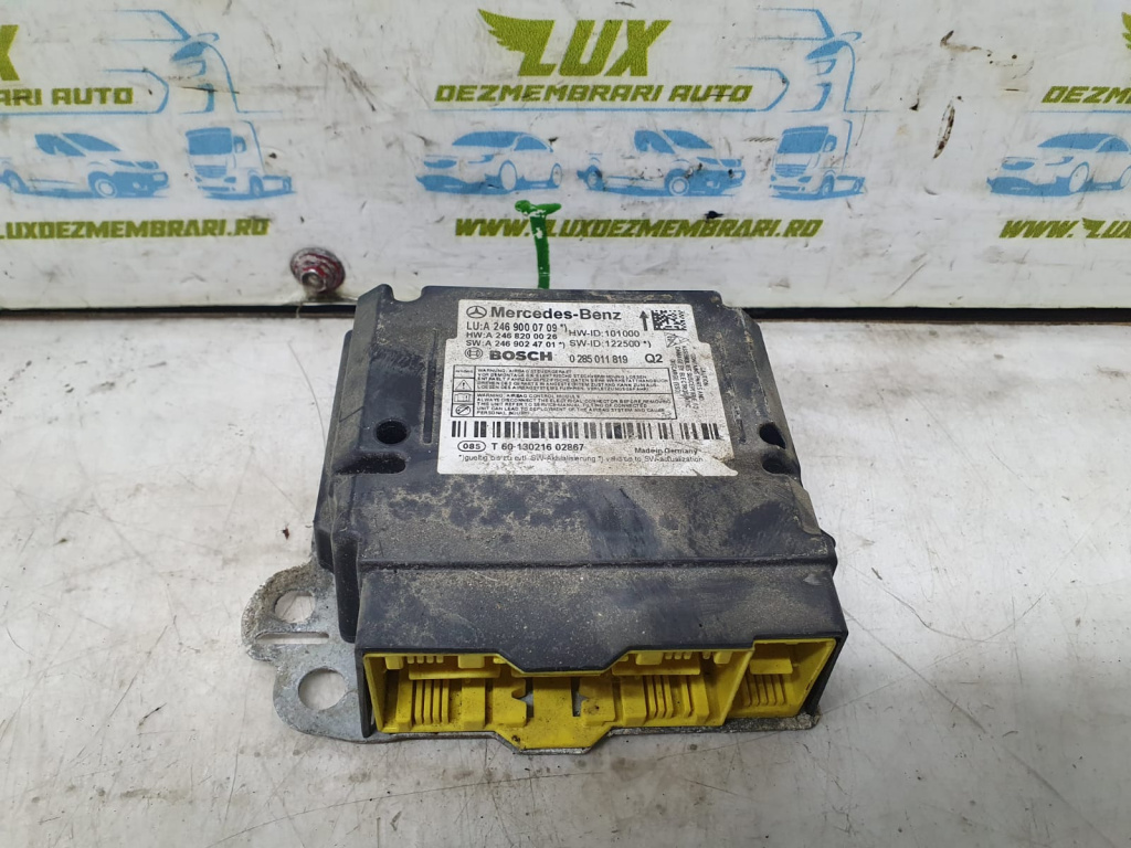 Calculator airbag A2469000709 Mercedes-Benz B-Class W246 [2011 - 2015]