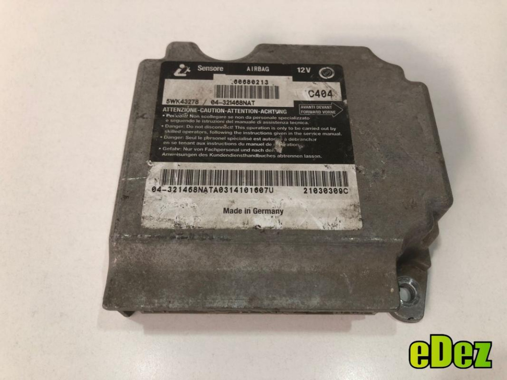 Calculator airbag Alfa Romeo 156 (1997-2005) [932] 60680213