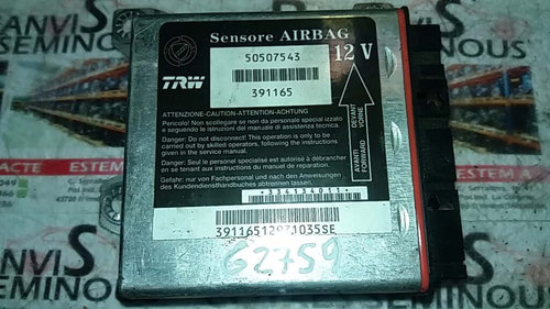 Calculator AIRBAG ALFA ROMEO 156 50507543 / 39116550507543 / 391165