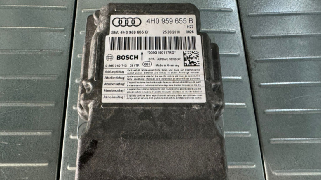 Calculator airbag Audi 4H0959655B 4H0959655B Audi A8 D4/4H [2010 - 2014] Sedan 4.2 TDI quattro tiptronic (350 hp)