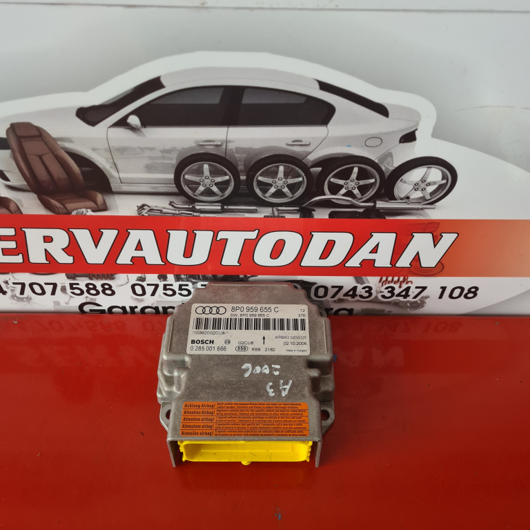 Calculator Airbag Audi A3 (2003-2008) [8P1] 2.0 Motorina 2006, 8P0959655C / 8P0959655L / 8P0959655D
