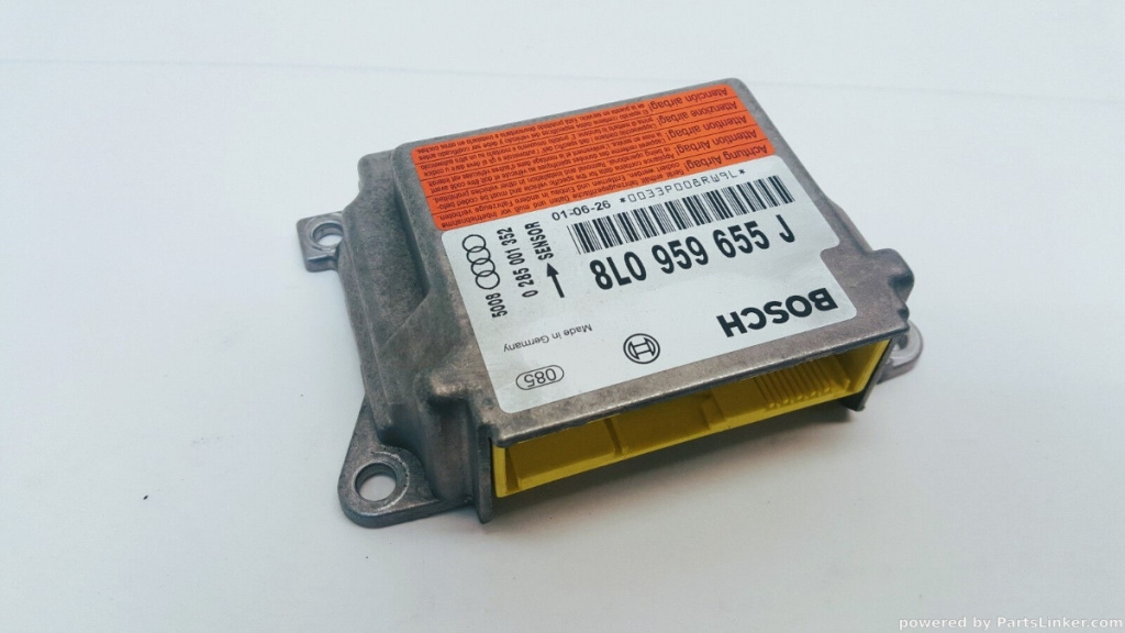 Calculator airbag AUDI A3 (8L1) [ 1996 - 2006 ] 1.6 (AVU, BFQ) 75KW|102HP VAG OEM 8L0959655J