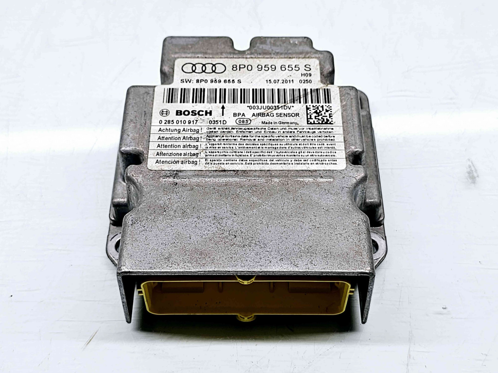 Calculator airbag Audi A3 Sportback (8PA) [Fabr 2004-2013] Facelift 8P0959655S 1.6 TDI CAYC 77KW / 105CP 1.6 TDI CAYC 77KW / 105CP