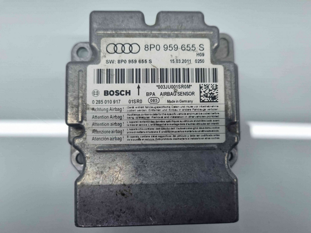 Calculator airbag Audi A3 Sportback (8PA) [Fabr 2004-2013] 8P0959655S 1.6 TDI CAYC 77KW / 105CP