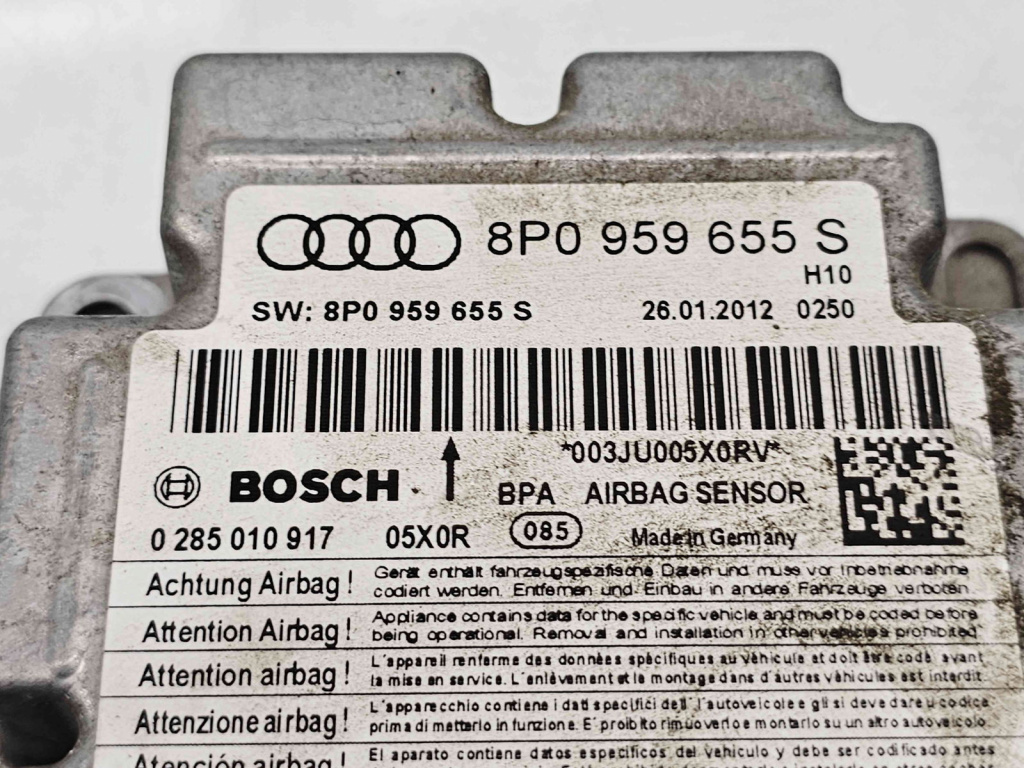 Calculator airbag Audi A3 Sportback (8PA) [Fabr 2004-2013] 8P0959655S 1.6 TDI CAYC 77KW / 105KW