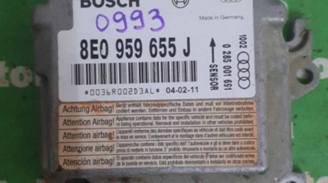 Calculator airbag Audi A4 (2001-2004) [8E2, B6] 8e0959655j