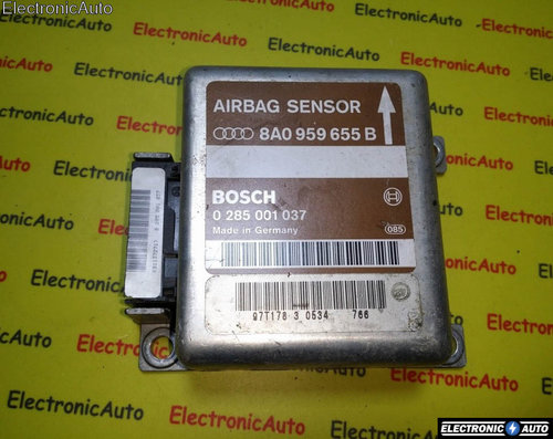 Calculator airbag Audi A4 8A0959655B, 0285001037,
