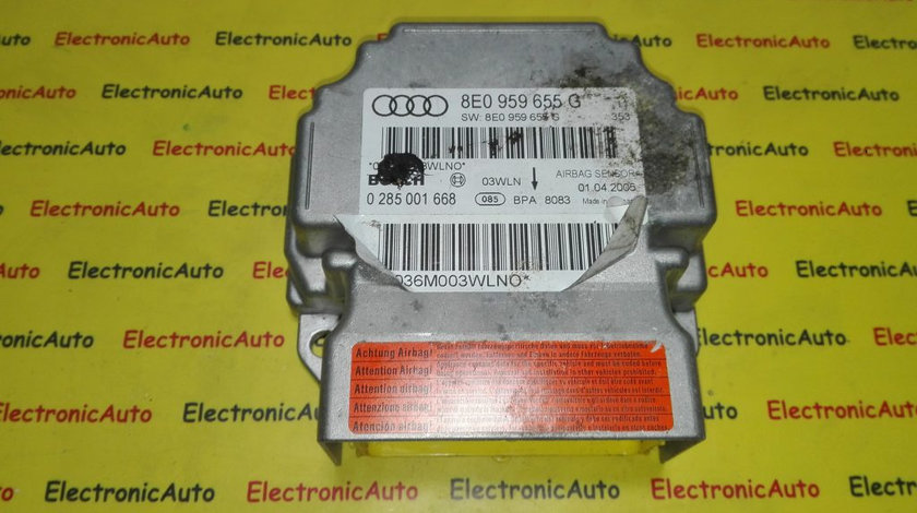 Calculator airbag Audi A4 8E0959655G, 0285001668