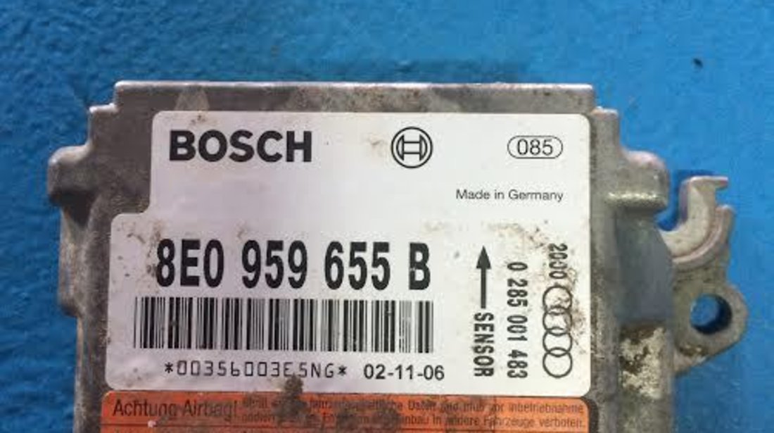 Calculator airbag Audi A4 8EC / B6 B7 1.9 tdi cod: 8E0959655B 2001-2008