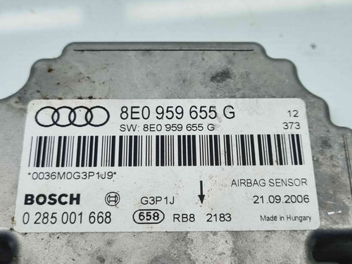 Calculator airbag Audi A4 (8EC, B7) [Fabr 2004-2008] 8E0959655G 2.0 TDI BPW 103KW / 140CP 2.0 TDI BP...