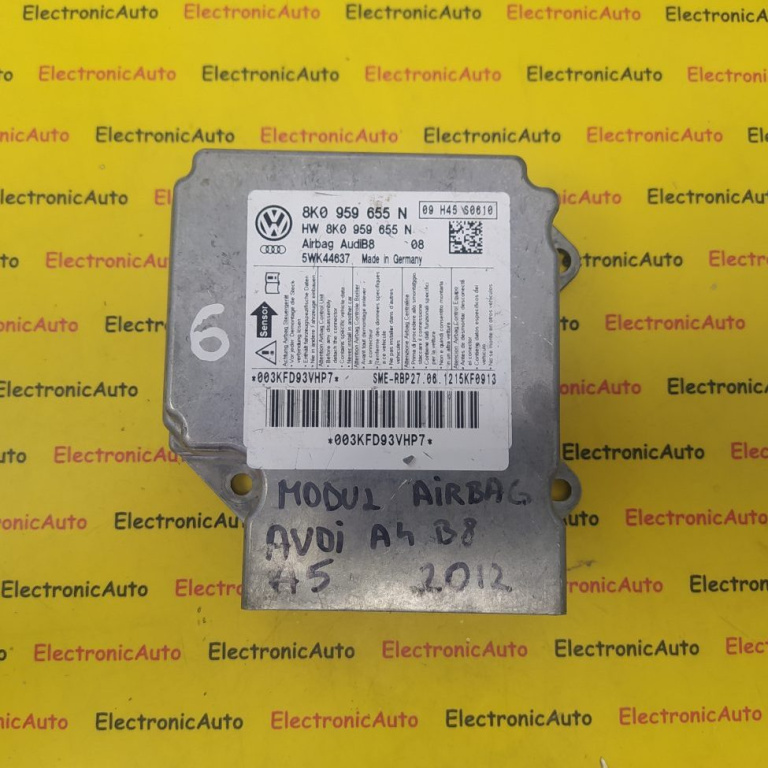 Calculator Airbag Audi A4, 8K0959655N, 8K0959655N